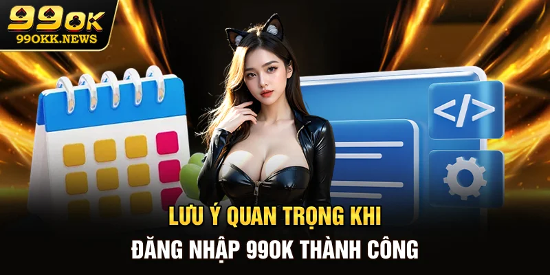 Lưu ý quan trọng khi đăng nhập 99OK thành công